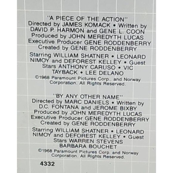 Star Trek The Collector’s Edition VHS A Piece of the Action & By Any Other Name - Picture 5 of 8